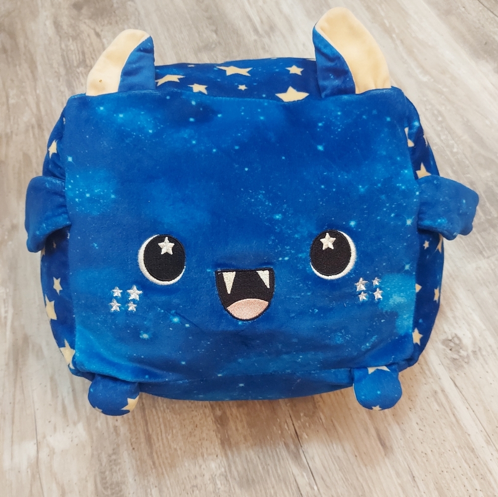 Moosh-Moosh Squared Orion Stars Blue Soft Plush Buddies Stuffed Animal Pillow